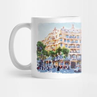 La Pedrera Barcelona Mug